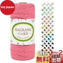 LEREATI マクラメロープ 3mm x 100m ナチュラルコットン マクラメ 糸 マクラメ 紐 綿糸 太毛糸 DIY 手編みロープ 壁掛け 鉢植え装飾 編...