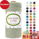 LEREATI マクラメロープ 2mm x 200m マクラメ糸 綿ロープ yarn コットンロープ 綿糸 ひもめんマクラメ 紐 DIY 手編みロープ, 壁掛け, 鉢植え装飾, 編み物, 工芸品 (ビーングリーン)