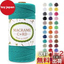 LEREATI マクラメロープ 2mm x 200m マクラメ糸 綿ロープ yarn コットンロープ 綿糸 ひもめんマクラメ 紐 DIY 手編みロープ, 壁掛け, 鉢植え装飾, 編み物, 工芸品 (ピーコックブルー)