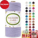 LEREATI マクラメロープ 2mm x 200m マクラメ糸 綿ロープ yarn コットンロープ 綿糸 ひもめんマクラメ 紐 DIY 手編みロープ, 壁掛け, 鉢植え装飾, 編み物, 工芸品 (パープル)