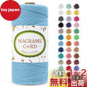 LEREATI マクラメロープ 2mm x 200m マクラメ糸 綿ロープ yarn コットンロープ 綿糸 ひもめんマクラメ 紐 DIY 手編みロープ, 壁掛け, 鉢植え装飾, 編み物, 工芸品 (スカイブルー)