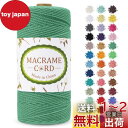 LEREATI マクラメロープ 2mm x 200m マクラメ糸 綿ロープ yarn コットンロープ 綿糸 ひもめんマクラメ 紐 DIY 手編みロープ, 壁掛け, 鉢植え装飾, 編み物, 工芸品 (グリーン)