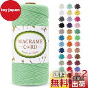 LEREATI マクラメロープ 2mm x 200m マクラメ糸 綿ロープ yarn コットンロープ 綿糸 ひもめんマクラメ 紐 DIY 手編みロープ, 壁掛け, 鉢植え装飾, 編み物, 工芸品 (アクアグリーン)