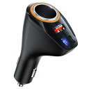【デュアルPD30W+QC30W】Kaweno カーチャージャー シガーソケット USB 車載充電器 急速充電器【2025最新強化版】シガーソケット 増設&3ポート 4台同時急速充電 12V/24V スマホ 車 充電器 iPhone 16/15/iPad/Galaxy S25, Xperia XZ3等その他Android/IQOS対応(2)