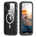 iPhone 15 Plus ケース 完全防水 ストラップ付き 防水ケース カバー クリア 透明 アイフォン15プラス 全面カバー 頑丈 耐衝撃 フェイスID認証 Qi充電対応 液晶画面保護フィルム アウトドア,ブラック
