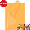 Moigeku 薄葉紙 ラッピングペーパー オレンジ 35x50cm お花紙 おはながみ 包装紙 100枚入 手芸用紙 折紙 幼稚園 保育園