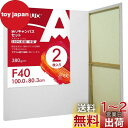 AUREUO 張りキャンバス セット F40 (100cmX80.3cm) 中目 100%コットン 2枚 初心者 絵画用具 芸術絵創作 現代油絵 美術装飾 水彩...