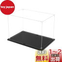 【送料無料】KUKERフィギュアケース 横長タイプ アクリルケース UVカット コレクションケース ディスプレイケース 組み立て簡単 頑丈 汚れ防止 手袋 クリーニングクロス付き(30×20×20cm)