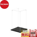 KUKERフィギュアケース アクリルケース UVカット コレクションケース ディスプレイケース 組み立て簡単 頑丈 汚れ防止 手袋 クリーニングクロス付き(15×15×25cm)