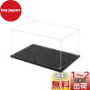 【送料無料】KUKERフィギュアケース 横長タイプ アクリルケース UVカット コレクションケース ディスプレイケース 組み立て簡単 頑丈 汚れ防止 手袋 クリーニングクロス付き(30×20×15cm)