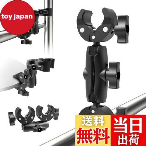 【送料無料】【Taisioner】スーパーダブルクランプ マウント ダブルクランプ ダブルハサミマウント ウ..