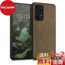 kwmobile スマホケース Samsung Galaxy A53 5G対応 ケース - 木製 携帯ケース TPUバンパー - ナチュラル ウッド スタイル