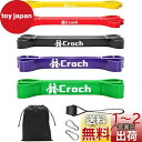 Croch トレーニングチューブ 懸垂チューブ フィットネスチューブ ゴムチューブ ストレッチ 筋トレ エクササイズバンド 高強度 丈夫 男女兼用 懸垂補助 チ...