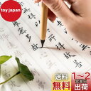 般若心経 写経用紙セット(20枚入り写経紙+筆ペン) 願文スペース付き なぞり書き 手本付き 大きいサイズ67cm×35cm 行幅ー?5cm