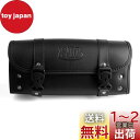 【送料無料】ZSADZS ツールバッグ バイク バイク サイド バッグ 汎用 バイク フロントバック 工具入れ 小物入れ ツールポーチ 防水 レザー 容量3L 開けやすい 丸型 バイク用バック ブラック