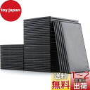 【送料無料】サンワダイレクト DVDケース スリム トールケース 50枚 7mm厚 1枚収納 ブラック 200-FCD039BK