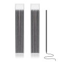 【送料無料】KDSSYFT 12本 カーペンターペンシル リフィル 2.8mm HB グラファイト ペンシル リフィル 交換用 木工用 (替え芯黒色)