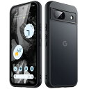 JEDirect マットケース Google Pixel 8a 6.1インチ 2024用 超薄型 半透明マット感背面保護カバー 指紋防止 (ブラック)