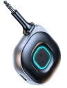 Bluetoothトランスミッター Yaizk Bluetooth 5.3 トランスミッター & レシーバー Bluetooth受信/送信に対応 ハンズフリー通話対応 ぶるーつーす送信機&受信機 車載スピーカーなど使用/TV/ホームステレオ 3.5mmイヤホンジャック搭載 小型 充電しながら使用可 日本語取扱