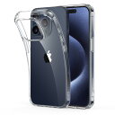 ESR iPhone 15 Pro ケース クリア ケース 黄ばみにくい 耐衝撃 薄型 カバー スリム いphone15pro ケース TPU スマホケースス アイフォン15Pro 用 ケース ワイヤレス充電対応 クリア Project Zeroシリーズ