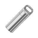 【送料無料】HTharros メモリアル ケース 防水 コンパクト 密封性 キーホルダー 携帯 アクセサリー お骨 アウトドア 収納 耐久性 防錆 ステンレス カプセル 小