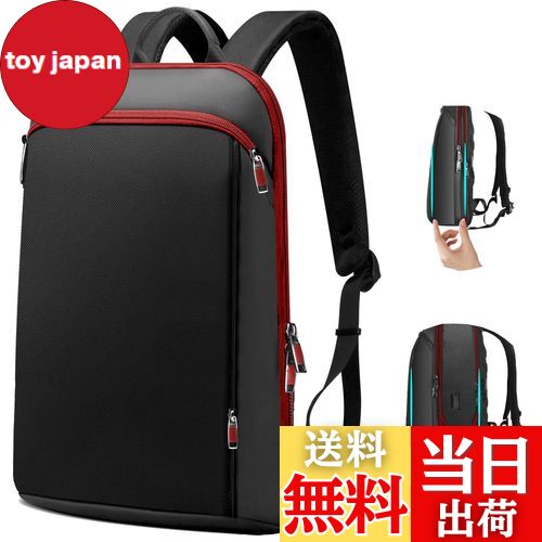 【送料無料】[ZINZ] 15 15.6 16インチ 薄型 拡張可能盗難防止 PC バックパック 大容量(13L-24L), 多機能 ラップトップ リュック USBポート防水 通勤 修学 男女兼用, B01RD01