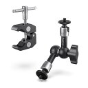 SmallRig 5.5インチ(14cm)マジックアーム スーパークランプ 関節式マジックアーム モニターアーム 蟹バサミクランプ-KBUM2730B