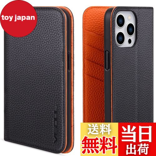 VISOUL iphone14 ProMax ケース 手帳型 本革 スマホケース レザーケース 手帳型ケース アイフォン14 ProMax ケース カード収納 ...