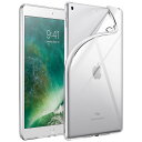 JEDirect iPad 9.7インチ用 ケース (第6/5世代、2018/2017) ソフト TPU 透明スリム 耐衝撃 タブレットカバー (クリア)