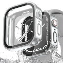 【2個セット】Kawoco アップルウォッチ 防水 カバー 44mm 対応 Apple Watch シリーズ 6 5 4 SE 一体型 フルカバー保護 ケース ...