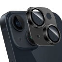 ZXZone For iPhone 14 / 14 Plus カメラフィルム アルミ合金製+AR高透過率強化ガラス アイフォン 14 Plus レンズ保護 カメラカバー レンズ保護 フィルム 防爆裂 ・耐衝撃・スクラッチ防止・露出オーバー防止・ケースに干?なし(1枚)(iPhone 14 / 14 Plus, ブラック)