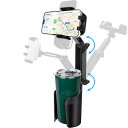 Handodo スマホ カップ用車載ホルダー 360度回転 カーカップホルダー 車載ホルダー スマホホルダー 9~10.9CMのカップホルダー対応 車載カップホルダー カップホルダー 携帯ホルダー 縦・横・上下・左右自在調節 安定性拔群 丈夫 耐久 取り付け簡単 4-7インチiPhone/And