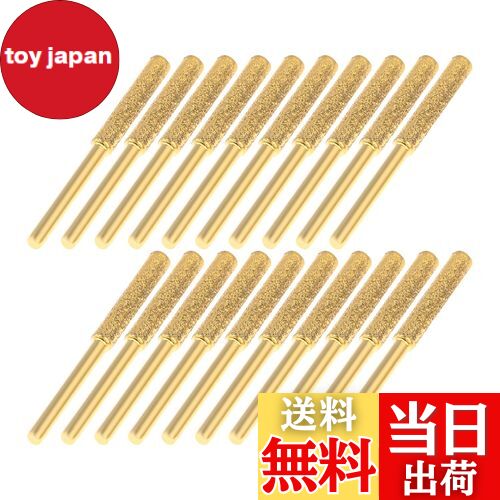 【送料無料】Hicello 研削用ドリルビット ダイヤモンド砥石 円筒形【3mm軸】チェーンソー研削ヘッド回..