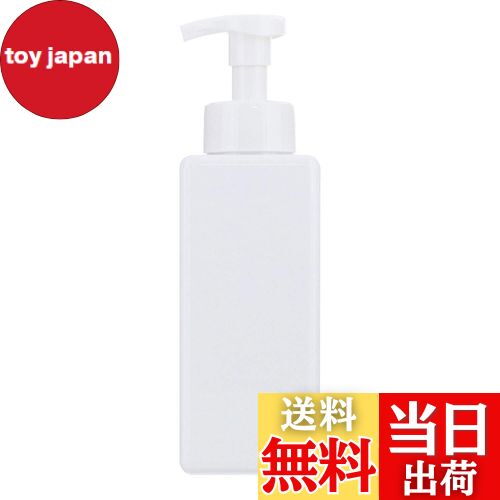 【送料無料】ベストコ(Bestco) シャンプー用ディスペンサー ホワイト 650ml ネトヨン・レ スクエア 泡 ..