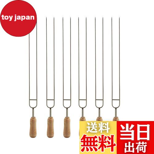 【送料無料】IMEEA バーベキュー串 bbq 串 キャンプ ステンレス 焼き串 スキュアー 鉄串 アウトドア 木..