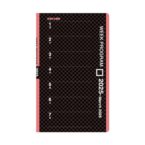 【送料無料】コレクト 2025年 手帳・ダイアリー ウィークプログラム 5×3 D-16