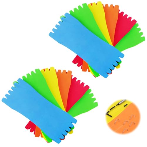 【送料無料】SSZYMAOYI 仕掛け巻き 釣り糸巻き機 12個セット 12cm×5cm 釣り針 釣り糸の保護 折り畳み式..