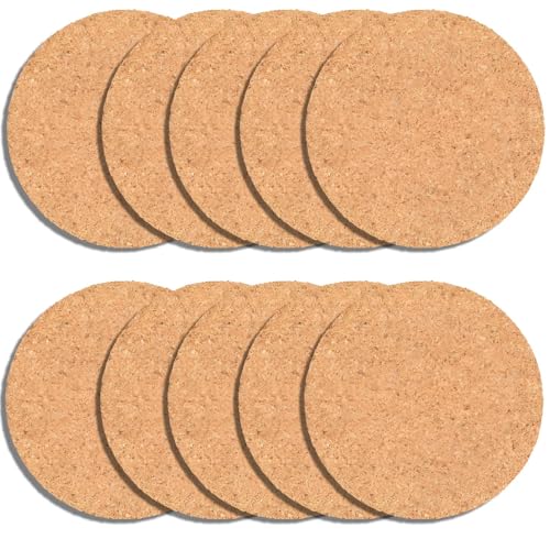 【送料無料】fogman コースター コルク 木製 おしゃれ 吸水 ウッド 来客 滑り止め 10枚セット