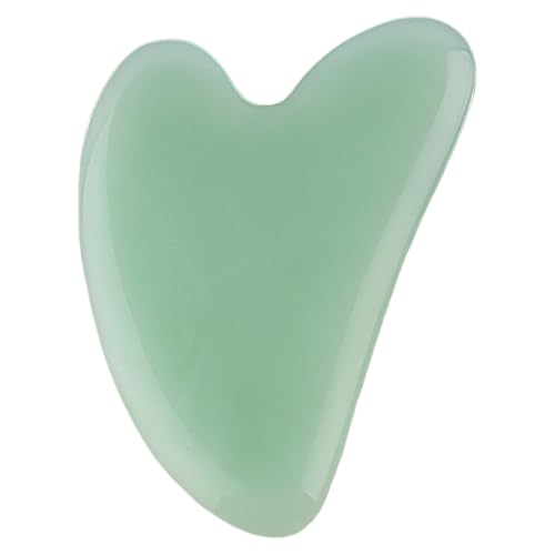 【送料無料】ESJNNK 美顔 カッサ かっさプレート 天然玉石 ハート形 フェイスリフト 頭皮 ツボマッサー..