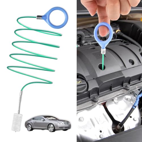 【送料無料】PureSino パイプブラシ 車用サンルーフ排水クリーニングブラシ 5m 自動排水穴クリーナー 車の排水穴詰まり浚渫クリーニングブラシツール 冷蔵庫排水穴クリーナー 再利用可能 ブロック解除クリーニングブラシ車 車用パイプブラシ