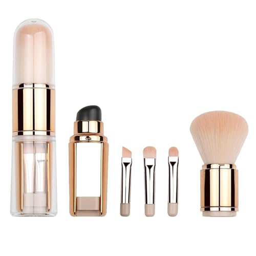 【送料無料】PAVIKE メイクブラシセット 5本セット パウダーブラシ シェーディングブラシ アイメイクブ..