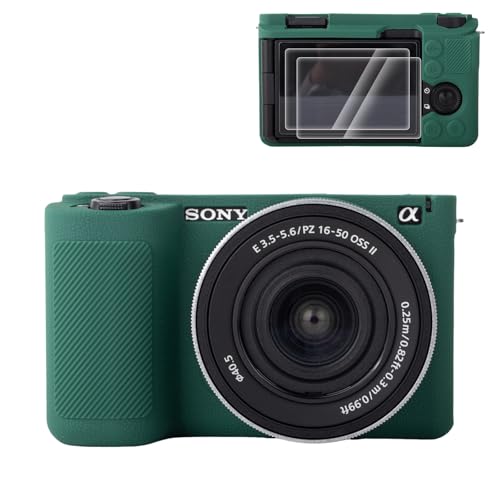 【送料無料】Rieibi シリコン保護ケース Sony ZV-E10 II カメラケース スクリーンプロテクター 2枚付き..