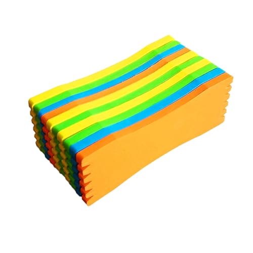 【送料無料】ALLVD 釣り糸巻取装置12 cm×5 cm 10色ランダム釣り糸板発泡収納釣り具装置巻収納スポンジ