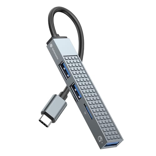 【送料無料】USB ハブ Yottamaster 4 ポート USB 3.0*1 ハブ 2.0*2 ハブ スプリッター 1*TF カード リ..