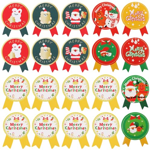 【送料無料】Hianjoo クリスマス ギフトシール ギフトステッカー ラッピング ラベル ステッカー クリスマス飾り 封印シール クリスマス シール プレゼン...