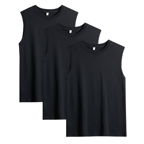 【送料無料】[AYISTELU] タンクトップ メンズ インナーシャツ ノースリーブ 3枚組 5枚組 サーフシャツ ..
