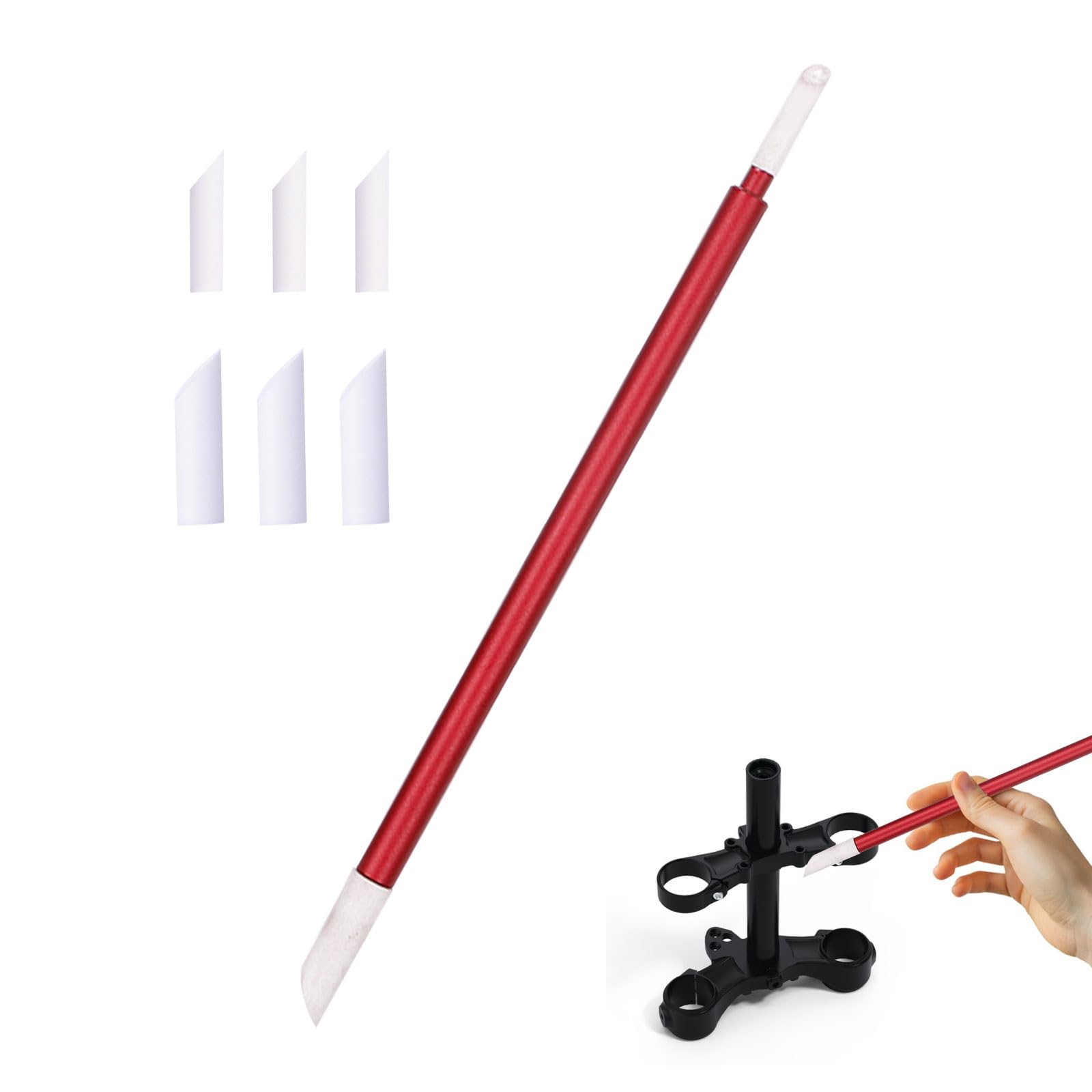 【送料無料】TVETE クリーンスティック 拭き取りスティック ワイプスティック ホビー用工具 金属製 モ..