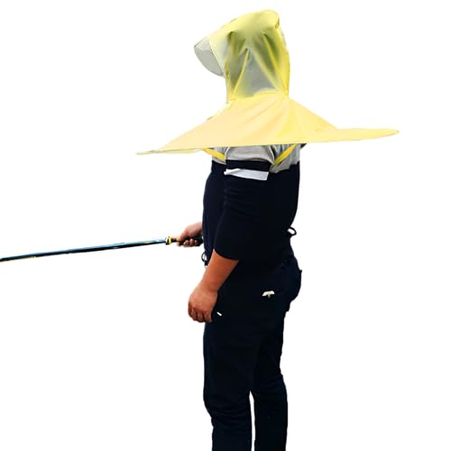 【送料無料】AZ-FRONT【両手が使える】頭にかぶる傘 ハンズフリー 釣り傘 直径83cm ストラ ...