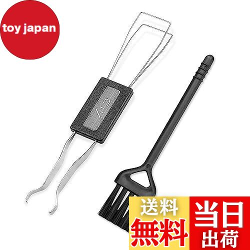 【送料無料】キートップ引抜工具 クリーニングブラシ キーキャップ キースイッチ 引き抜き ツール 2in1..