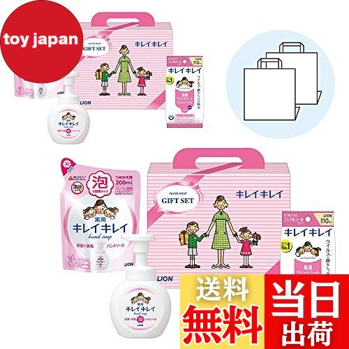 【送料無料】ライオンギフト 【新生活/中元】キレイキレイ ハンドソープギフト詰め合わせ 2個セット(LKG-15V)紙袋付き 【限定】